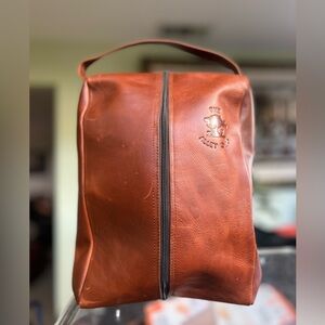 The Alley Oop vintage handbag/ weekend travel all leather